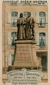 Pelletier, 1788-1842, Caventou, 1795-1877, Profesorowie Farmacji, Erigee Boulevard St-Michel autorstwa French School
