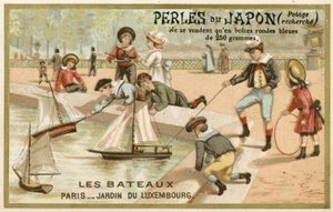 Karta handlowa japońskich pereł autorstwa French School