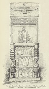 Persepolis, Płaskorzeźba na framugach Sali Stu Kolumn autorstwa French School