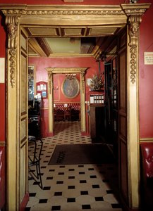 Widok perspektywiczny kawiarni Procope, Paryż autorstwa French School