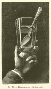 Zjawisko całkowitego odbicia (grawerowanie) autorstwa French School