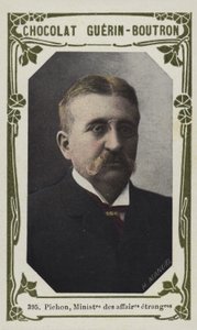 Pichon, minister spraw zagranicznych (kolorowe zdjęcie) autorstwa French School