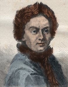 Pierre Louis Moreau de Maupertuis, astronom (1698 - 1759) - ilustracja zaczerpnięta z „The Grands Mariners of the 18th century”” autorstwa French School