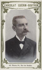 Piotr I, król Serbii (kolorowe zdjęcie) autorstwa French School