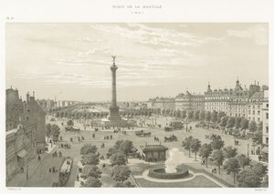 Plac Bastylii, 1878 autorstwa French School