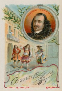 Dramaturg i dramaturg Pierre Corneille autorstwa French School