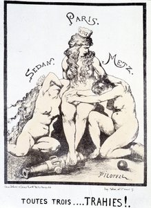 Komiks polityczny „Wszyscy trzej… zdradzili!” autorstwa French School