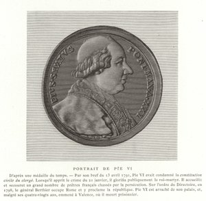 Papież Pius VI autorstwa French School