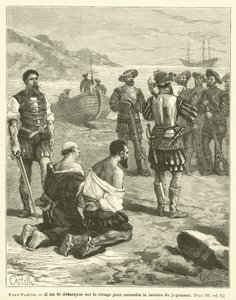 Port-Famine (grawerowanie) autorstwa French School