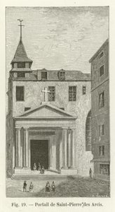 Portal Saint-Pierre des Arcis autorstwa French School