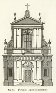 Portal Kościoła Barnabitów autorstwa French School