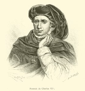 Portret Karola VI (rycina) autorstwa French School
