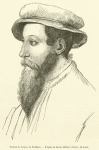 Portret Jacques du Fouilloux (rycina) autorstwa French School