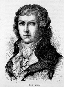 Portret świętego Justa (Saint-Just autorstwa French School