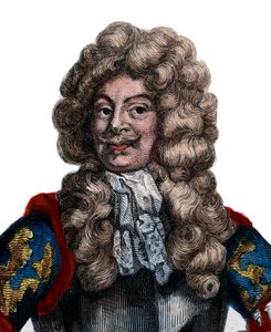 Portret Abrahama Duquesne (1610-1688), francuskiego markiza i oficera marynarki. autorstwa French School