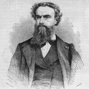 Portret Alexandre Cabanela (1823-1899), francuskiego malarza. Grawerowanie w „” Świat Ilustrowany”” nr 338 z 3 października autorstwa French School