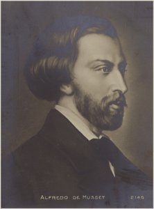 Portret Alfreda de Musset autorstwa French School