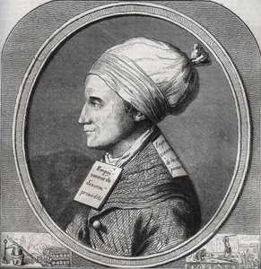 Portret Antoine-Francois (Antoine Francois) Desrues (1744-1777) Francuski truciciel - Grawerowanie w „Przyczyny celebres de tous les peuple” Armanda Fouquiera (1817-18?) 1858-1867 - kolekcja prywatna autorstwa French School