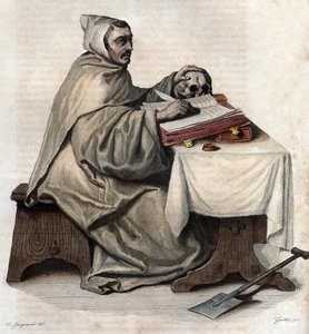 Portret Armanda Jeana le Bouthillier de Rance (1626-1700), francuskiego opata i założyciela cystersów trapistów. autorstwa French School