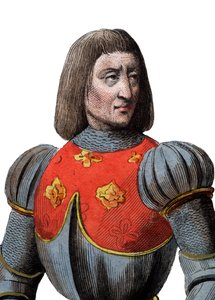 Portret Artura III księcia Bretanii (1393-1458), francuskiego konstabla. autorstwa French School
