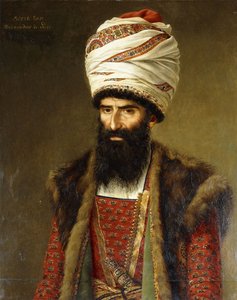 Portret Asghara Khana, ambasadora Persji, 1808 autorstwa French School