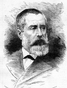 Portret Auguste Emmanuela Vaucorbeila (1821-1884), francuskiego kompozytora i dyrektora Opery Paryskiej. Grawer w „Le Monde Illustré” nr 1165 z 26 lipca 1879 r. autorstwa French School