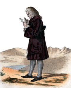 Portret Bernarda de Jussieu (1699-1777), francuskiego przyrodnika. autorstwa French School