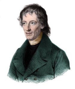Portret Bernharda Placidusa Johanna Nepomuka Bolzano (1781-1848), czeskiego matematyka, logika, filozofa, teologa. autorstwa French School