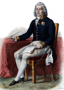Portret Charlesa Maurice de Talleyrand Perigord (1754-1838), pierwszego księcia de Benevent, francuskiego dyplomaty. autorstwa French School