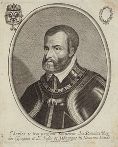 Portret Karola V, Świętego Cesarza Rzymskiego autorstwa French School