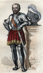 Portret kawalera de Bayarda (1475-1524), żołnierza francuskiego. autorstwa French School