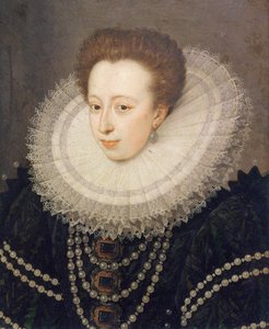 Portret Christine of Lorraine (panel) autorstwa French School