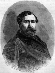 Portret hrabiego Alfreda Emiliena de Nieuwerkerke (1811-1892), francuskiego rzeźbiarza i wysokiego urzędnika. Grawer w „”Le Monde Illustré””n°212 z dnia 4 maja 1861 r. autorstwa French School