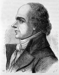 Portret hrabiego Jean Denis de Lanjuinais (1753 - 1827), francuskiego polityka - w „Historii Francji” Henri Martina autorstwa French School