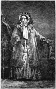 Portret hrabiny Dash (Anne Gabrielle de Cisternes de Cutiras, wicehrabia Poilloue de Saint Mars autorstwa French School