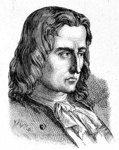 Portret Denisa Papina (1647 - 1714) - w „Albumie nauki”; wybitni uczeni; Wielkie odkrycia”” 1896. autorstwa French School