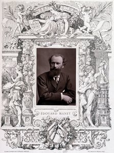 Portret Edouarda Maneta autorstwa French School