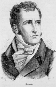 Portret Elie Duc de Decazes i Gl¿cksberg (1780 - 1860), francuski polityk - w „Historii Francji” Henri Martina autorstwa French School
