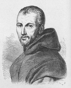 Portret Ojca Mersenne (1588 - 1648) - w „Albumie Nauki”; wybitni uczeni; Wielkie odkrycia”” 1896. autorstwa French School
