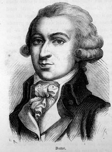 Portret Francois Buzota (1760-1794), polityka - w „Historii Francji” Henri Martina autorstwa French School