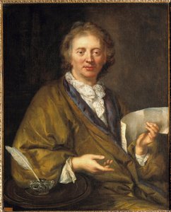 Portret Francois Couperina (1668-1733), dit Couperin le Grand, francuskiego kompozytora i organisty. Anonimowy obraz z XVII wieku. olej na płótnie, 90 x 73 cm. - Portret Francois Couperina (1668-1733), znanego jako Couperin Wielki, francuskiego kompozytora autorstwa French School