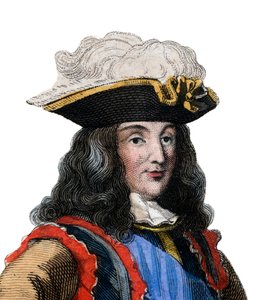 Portret Francois Henri de Montmorency Bouteville, zwanego Marechal de Luxembourg (1628-1695), generała francuskiego, marszałka Francji. autorstwa French School