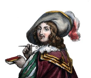 Portret Franciszka VI, księcia La Rochefoucauld, księcia Marcillac (1613-1680), francuskiego autora. autorstwa French School