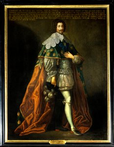 Portret Francois de Bethune, księcia Orval (1598-1678), a nawet Francji, syna Maksymiliana z Bethune, księcia Sully (1559-1641). Anonimowy obraz z XVII wieku. Olej na płótnie. Wzmianka obowiązkowa: Sully sur Loire, Chateau de Sully - Portret Fr autorstwa French School