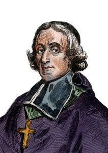 Portret Francois de Pons de Salignac de La Mothe Fenelon (1651-1715), francuskiego arcybiskupa, teologa, poety i pisarza. autorstwa French School