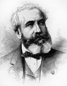 Portret Gabriela Jeana Antoine Daviouda (1824-1881), francuskiego architekta. Grawer w „”Le Monde Illustré””n°1255 z 16 kwietnia 1881 r. autorstwa French School
