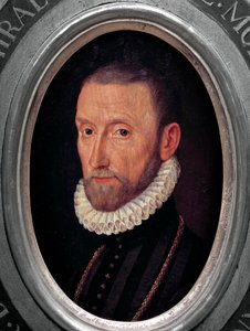 Portret Gasparda de Coligny, admirała Francji (1519-1572) Malarstwo szkoły francuskiej autorstwa French School