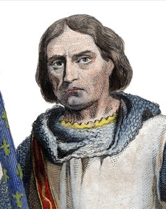 Portret Gauchera V de Chastillona (ok. 1249-1329), konstabla Francji. autorstwa French School