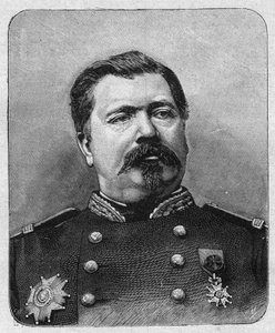 Portret generała Davouta (ok. 1829), wielkiego kanclerza Legii Honorowej. Grawer w „La gazette du dimanche” z dnia 12 grudnia 1895 r. autorstwa French School