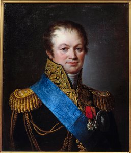 Portret generała Henri François Marie Charpentier (1769-1831) z trzema cesarzami Painting de l